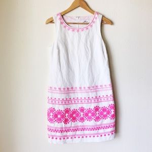 Vineyard Vines white shift dress